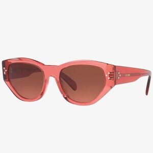 NEW AUTH Celine CL40219I Pink/Brown Gradient Sunglasses